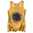 thumbnail image 3 of Fshinging Womens Tank Top Letter Print Summer Sleeveless Racerback Running Workout Clothes 2026 Yellow L, 3 of 3