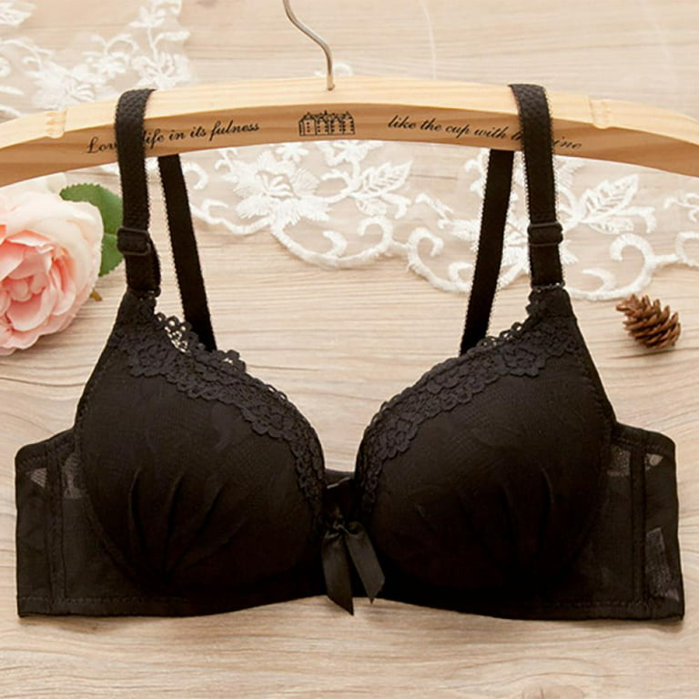 Buy online Black Padded Lace Bra Wireless Seamless Full Coverage from  lingerie for Women by Gracewell for ₹499 at 50% off