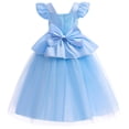 thumbnail image 6 of Princess Cinderella Dresses for Girls Costume Cosplay Party Dress with Luxury Accessories 9-10Years-150, 6 of 7