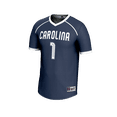 thumbnail image 2 of Youth GameDay Greats #1 Navy North Carolina Tar Heels Lightweight Women's Lacrosse Fashion Jersey, 2 of 4