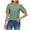 Green, variant on UYISJ Womens Short Sleeve Tops Eyelet Embroidery Tshirts Asymetrical Square Neck Puffy Sleeve Shirts Casual Loose Fit Solid Color Tunic Blouse Green XL