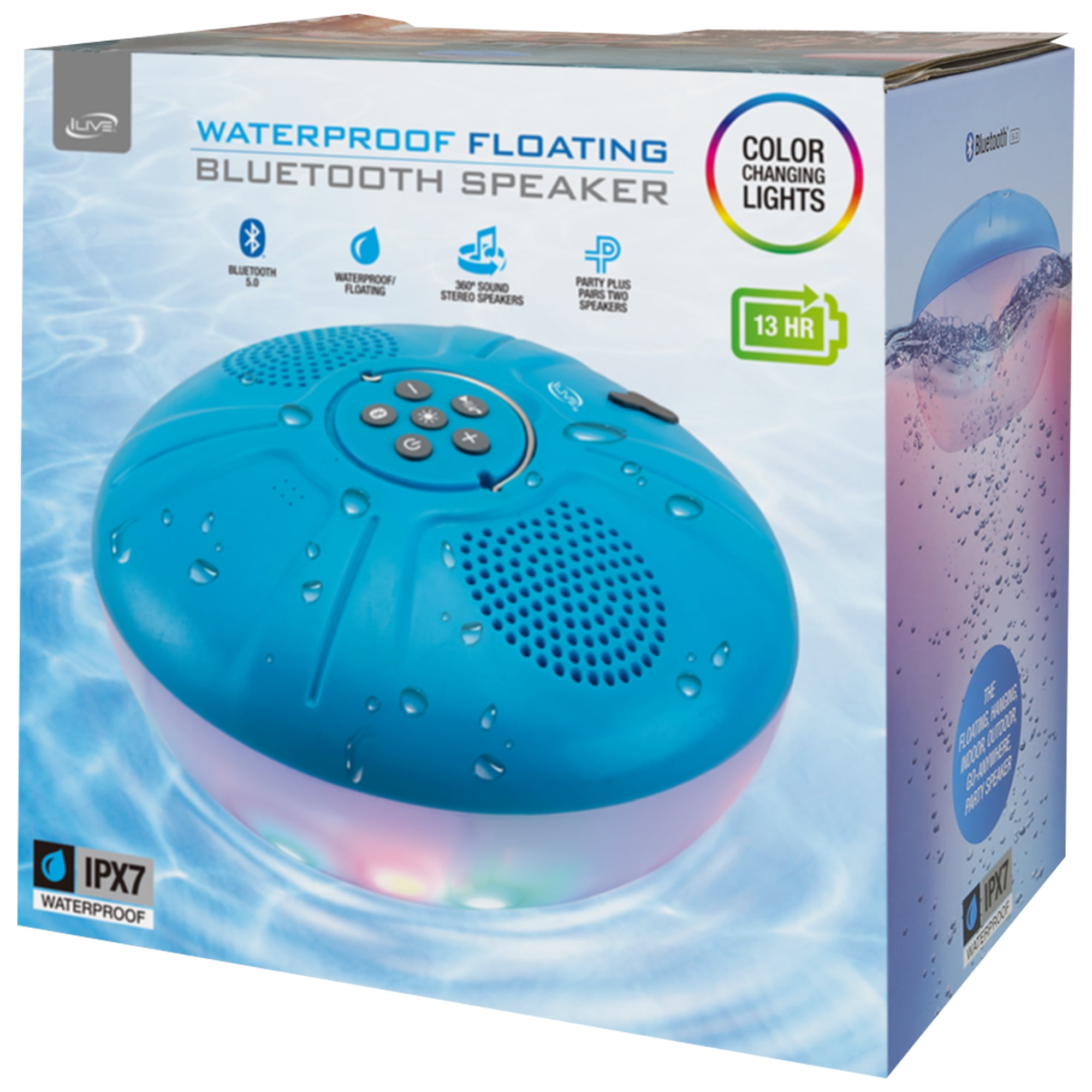 Ilive floating store bluetooth speaker
