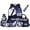 American Football Blue Galaxy, variant on FUIALDOLG Cute Capybara Kids Backpack and Lunch Box Set for Girls Elementary School Brown Leopard Backpacks Insulated Lunch Bag for High School Boys Bookbag Pen Pouch Case Water Bottle Holder 5PCS