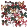 thumbnail image 4 of 20/10Pcs Mini Christmas Bows Xmas Tree Hanging Ornament DIY Wreath Crafts Noel Christmas Decorations for Home 2024 New Year Gift, 4 of 5