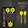 thumbnail image 2 of Casemaster Select Nylon Dart Case, Holds 3 Darts, Blue, 2 of 6
