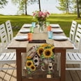 thumbnail image 4 of Table Runners 72 Inches Long Dress Scarves, Farmhouse Sunflowers Farmhouse Kitchen Table Runner, Coffee Tablerunners, Western Star Vintage Sparrows 16x72 Inch, 4 of 9