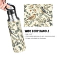 thumbnail image 4 of Yayeee 20oz Insulated Water Bottle Double Wall Stainless Steel with Flip Straw Lid, Green Birds, 4 of 7