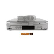Pre-Owned Panasonic PV-D4733S Double Feature DVD/VCR Combination Deck - w/ Original Remote, A/V Cables, & Manual (Good)