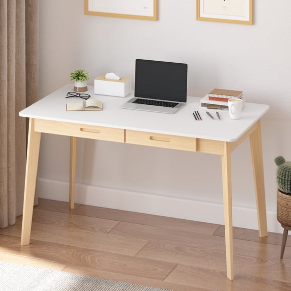 OxyLife Uptown Adult Lap Desks with Desk, Manual, 21.7" x 47.2", White, 1 Count