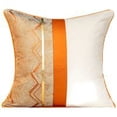 thumbnail image 1 of Funda de cojín de terciopelo con diseño geométrico de rayas doradas de 18 x 18 pulgadas, funda de almohada lumbar moderna de lujo, funda de almohada decorativa para sofá, sala de estar,, 1 of 5