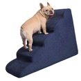 thumbnail image 3 of Para Escaleras para perros para camas altas de 5 pasos para perros pequeños y gatos escaleras curvas para mascotas para una una cama alta escalada sin deslizamiento de mascotas, 3 of 6