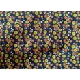 thumbnail image 4 of oneOone Cotton Poplin Dark Navy Blue Fabric Florals Dress Material Fabric Print Fabric By The Yard 56 Inch Wide-6GI, 4 of 4