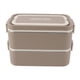 thumbnail image 2 of Contenedores De Almuerzo Aislados De Acero Inoxidable Apilables Bento Box 304 A Prueba De Fugas Para La Oficina De La Escuela, 2 of 8