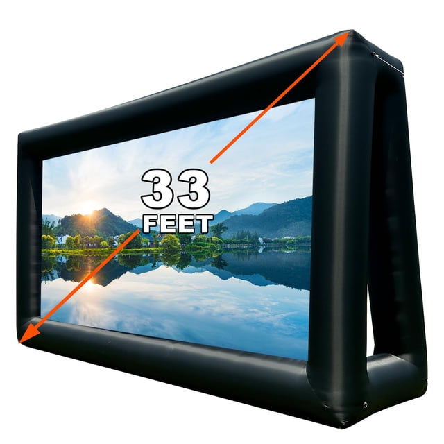 Pantalla de proyector inflable PPXIA de 10 m para exteriores con ventilador