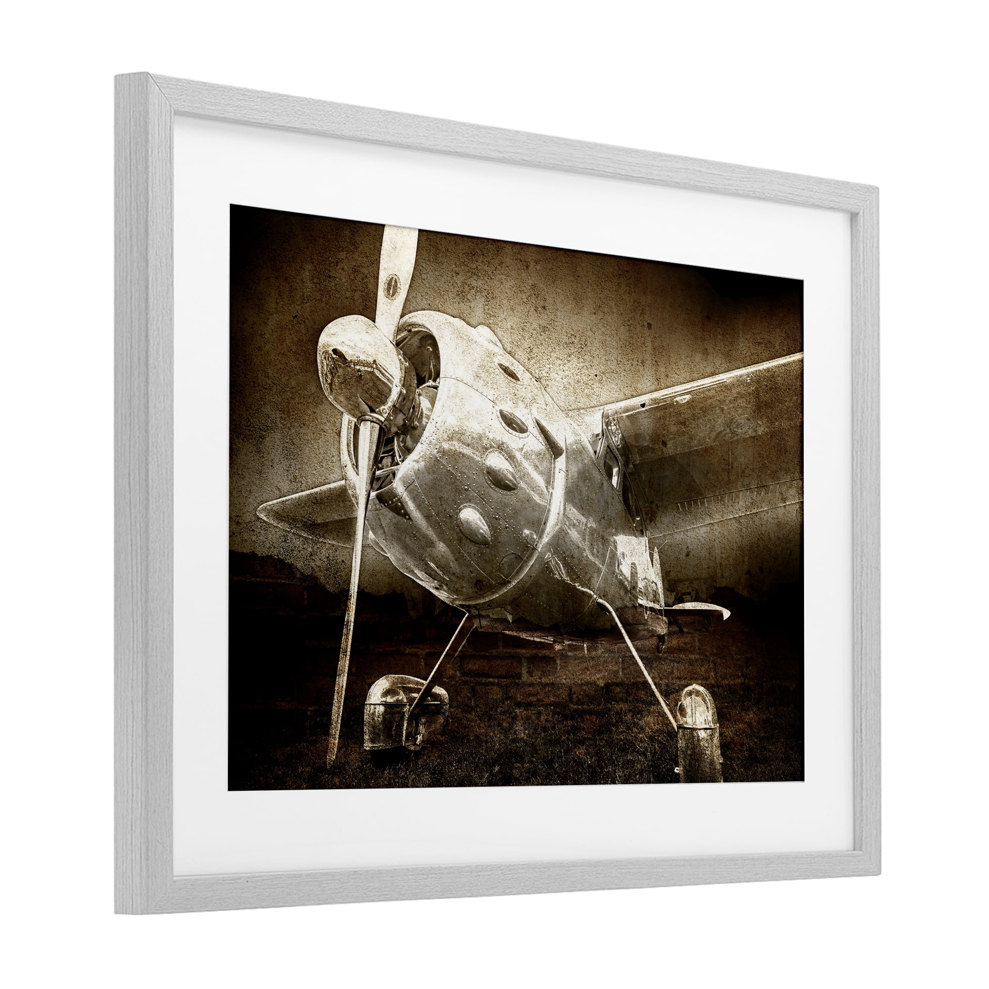 Stupell Industries Taking Flight Vintage Gray Framed Print Under Glass, design by Kim Allen