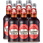 Fentimans Botanically Brewed Cherry Cola Sparkling Soda, 6 Pack, 9.3 fl oz Bottles – Premium Craft Soda/Mixer for Cocktails & Refreshing Drinks