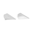 thumbnail image 1 of Cubierta de bisel triangular del alerón de la ventana trasera de la puerta cromada del automóvil para C- 2016-2021, 1 of 5