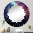 thumbnail image 5 of DESIGN ART Designart "Space Pink Universe Galaxy I" Space Modern Wall Mirror 20in.x30in., 5 of 5