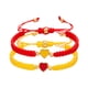 thumbnail image 2 of Pulseras de pareja con temática de San Valentín. Linda pulsera ajustable para pareja. Regalo ideal para San Valentín. Pulsera de metal., 2 of 6