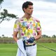 thumbnail image 3 of Fotbe Tropical Pineapples Camiseta Polo de Golf para Hombre con Estampado – Camisa Deportiva Transpirable con Cuello Abotonado-Small, 3 of 6