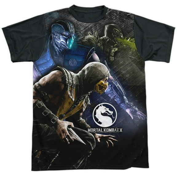 Mortal Kombat X Three Of A Kind Unisex Adult Halloween Costume Sublimated T Shirt