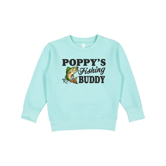 Inktastic Poppy's Fishing Buddy Toddler Sweatshirt