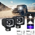 thumbnail image 3 of 3 Inch Led Pod Lights Off Road Driving Lights Spotlight Fog Lights Square Led Work Light For Truck Suv Atv Utv 2pcs, 3 of 5