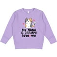 thumbnail image 2 of Inktastic Nana and Grampy Love Me Cat Toddler Sweatshirt, 2 of 4