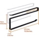 thumbnail image 5 of Portarrollos de papel de 2 piezas, portarrollos de cocina, portarrollos de papel de cocina, sin perforaciones, sin perforaciones, portarrollos de papel montado en la pared A, 5 of 5