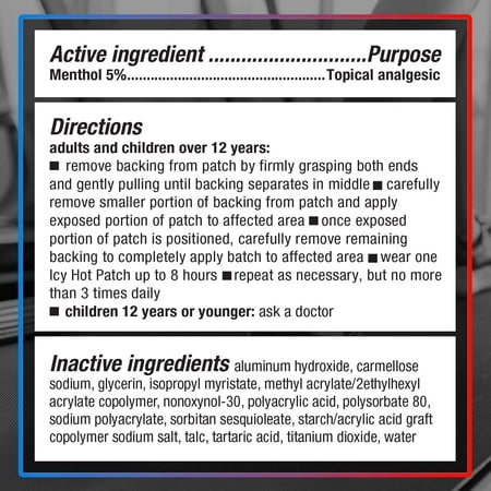 Icy Hot Advanced Relief Pain Relief Patch