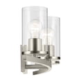 thumbnail image 3 of 45498NICLR Kichler Lighting Crosby - 4 Light Bath Vanity-8.75 Inches Tall and 31.25 Inches Wide-Brushed Nickel Finish-Clear Glass Color, 3 of 4