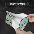 thumbnail image 5 of Lsque Fox Printed Long Tissue Box Cover Holder, Facial Paper Organizer Dispenser,Triangle with Bottom Belt, PVC Leather Decorative Organizer, 5 of 9