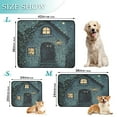 thumbnail image 3 of Qxltty Black Cat Night Scene Cat litter Pads Pet Set of 3 Diaper Mats Center Anti-leakage Layer Absorbent Soft and Comfortable, 3 of 7