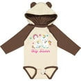thumbnail image 3 of Inktastic Big Sister Girls Long Sleeve Baby Bodysuit, 3 of 5