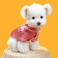thumbnail image 2 of Silk Pet Sleepwear Loungewear Shirt Comfortable Lightweight Breathable Two Legged Dog Cat Apparel for Small Breeds, 2 of 5