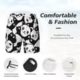 thumbnail image 5 of Fotbe Seamless Pattern Cute Panda Men’s Swim Trunks Quick Dry Swim Shorts Board Shorts with Mesh Lining-XX-Large, 5 of 9
