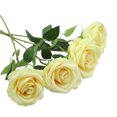 thumbnail image 1 of Injueey 10 unidades/juego de bodas de ensueño DIY con hermosas flores rosas de seda, para ramos y centros de , decoraciones que no dañan la Flores artificiales champán color, 1 of 6