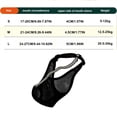thumbnail image 4 of AuroraX Breathable Dog Muzzle for Dogs Adjustable Pet Mouth Cover Reflective Durable Paw Proof Comfortable Pet Supplies for Dogs Black National Dog Day International Cat Day, 4 of 6