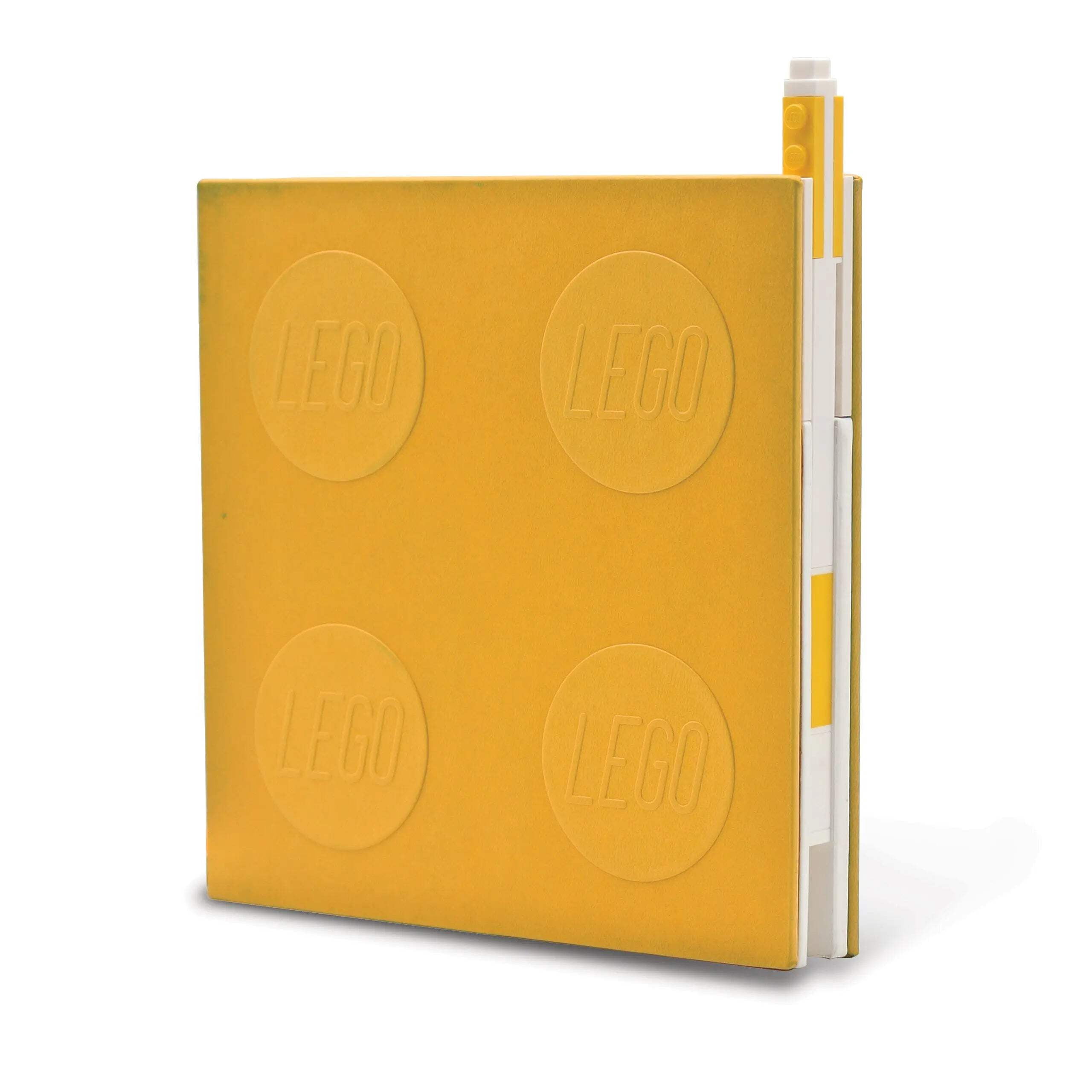 LEGO Stationery Locking Notebook with Gel Pen - Yellow (52441)