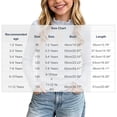 thumbnail image 4 of Sakuulaan Girls Long Sleeve Tops,Ribbed Knit Ruffle Neck Lace Button Fall Winter School Casual Shirt, 4 of 6