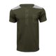 thumbnail image 4 of pstuiky Camisa de manga corta para hombre, Camiseta informal de manga corta holgada con cuello en V para hombre, color liso, a la moda ropa de hombre m, 4 of 8