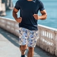 thumbnail image 6 of Yuyamidu Big and Tall Swim Trunks for Men Quick Dry Board Shorts with Pockets,Beach Vacation Swimwear for Beach and Outdoor Activities， Palm Leaf Man XL, 6 of 8