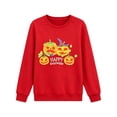 thumbnail image 4 of DHFJKG Pumpkin Sweatshirts Women Happy Halloween Printed Long Sleeve Crewneck Casual Loose Pullover Tops, 4 of 4