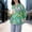 058_Green, variant on Business Casual Tops for Women Casual Printed V Neck Long Sleeve Blouse Tee Summer Tops