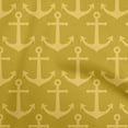 thumbnail image 1 of oneOone Georgette Viscose Yellow Fabric Nautical Quilting Supplies Print Sewing Fabric By The Yard 42 Inch Wide, 1 of 4