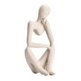 thumbnail image 5 of Abstract Character Figurines Thinker Desk Decor Home Decoration Ornament, 5 of 5