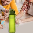 thumbnail image 6 of Jooan's Kitchen Water Bottle Portable Plastic Drinking Cup Leakproof Sports Travel Drinkware Outdoor Bottle, Green, 400ML, 6 of 9