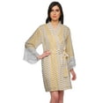 thumbnail image 1 of Moomaya Printed Bridesmaid Robes Short Bride Getting Ready Dress Loungewear, 1 of 6
