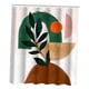 thumbnail image 2 of Cortina de ducha de fibra de poliéster de secado rápido, decoración moderna para baño. A, 2 of 9