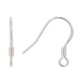 thumbnail image 2 of 10Pair 925 Sterling Silver Earring Hooks Silver 14mm Hole: 2mm 22 Gauge(0.6mm) DIY, 2 of 5